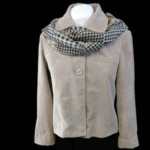 Corduroy Jacket and Scarf